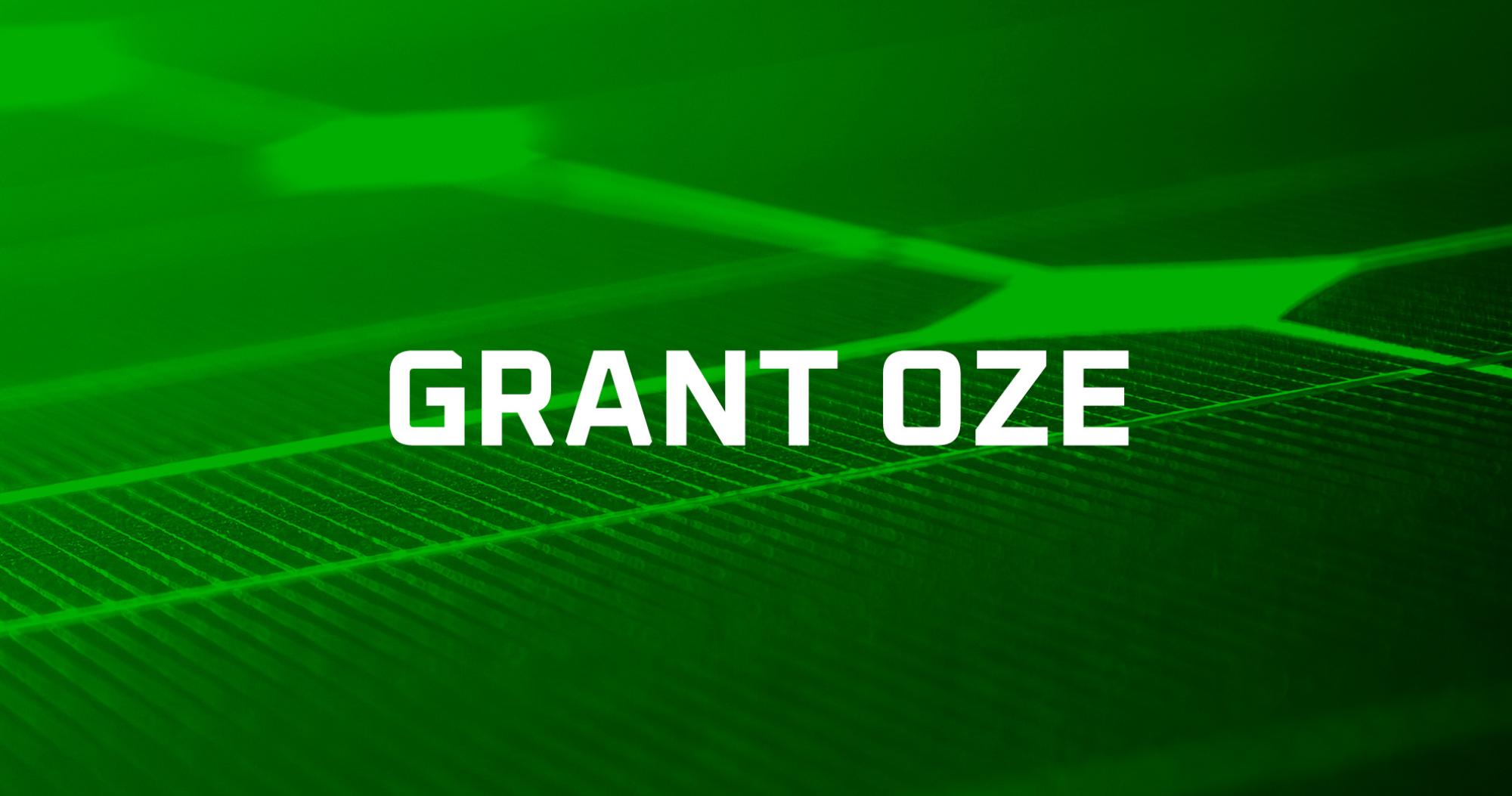 Dofinansowanie do fotowoltaiki Grant OZE